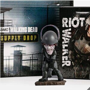 AMC The Walking Dead Riot Walker Bobblehead